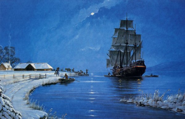 Художник маринист Марек Ружик