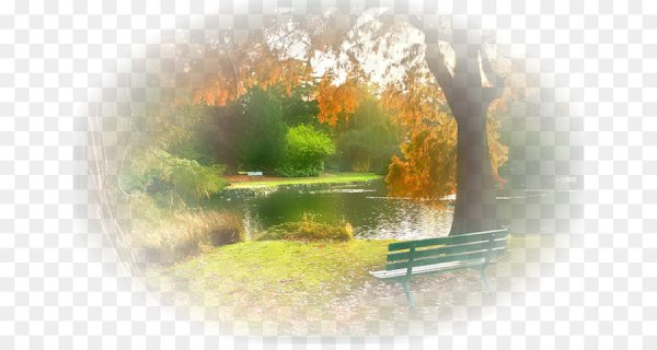 Осенняя Поляна на прозрачном фоне