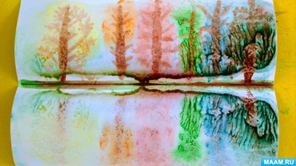 Монотипия для детей школьного возраста