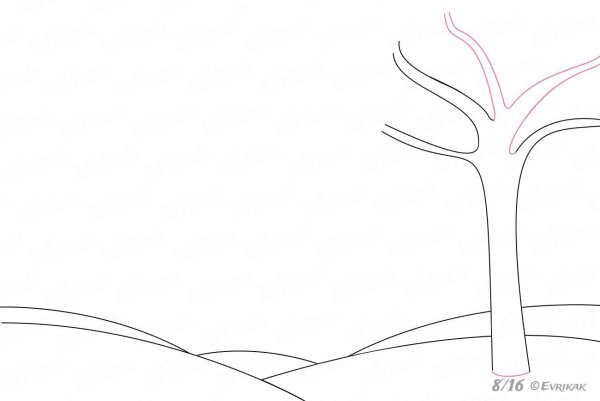 Осенние рисунки для срисовки карандашом легкие