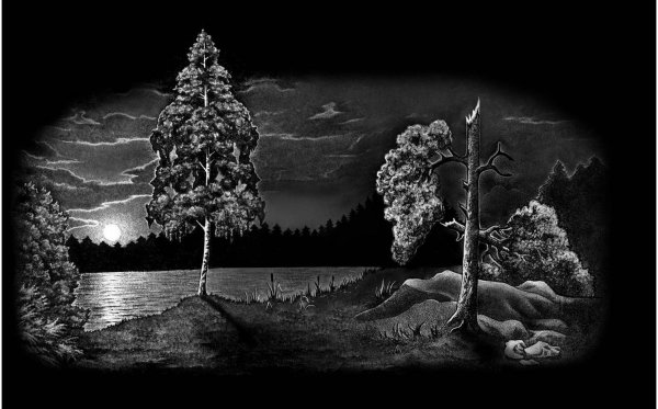 Пейзажи для гравировки на памятниках