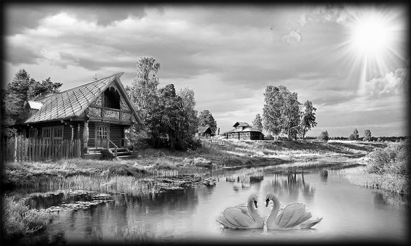 Пейзаж на памятник