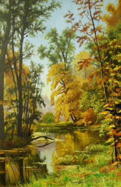 Парк в Павловске Шишкин