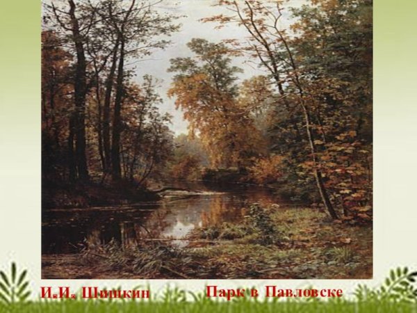 Золотая осень в Павловском парке