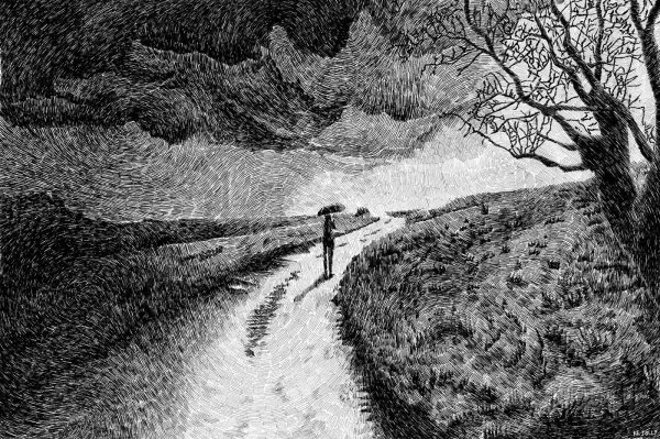 Природа в графическом стиле