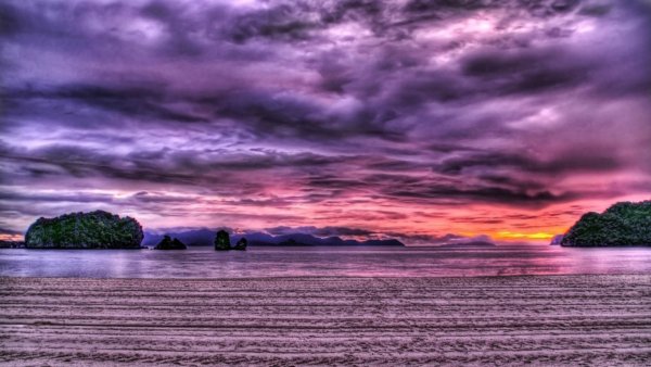 Лиловый закат