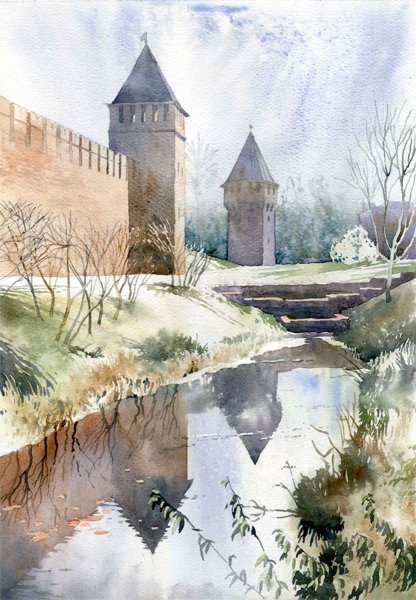 Grzegorz Wrobel акварель