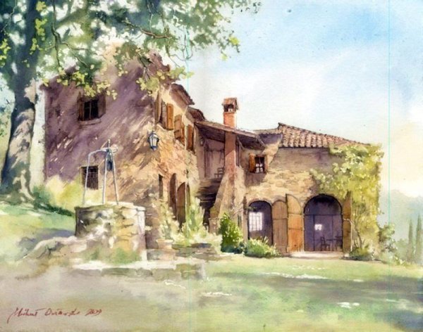 Архитектурный пейзаж простой