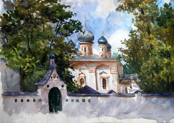 Живопись акварель пленэр архитектура