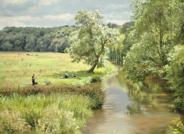 Лето в Англии художник Питер Баркер