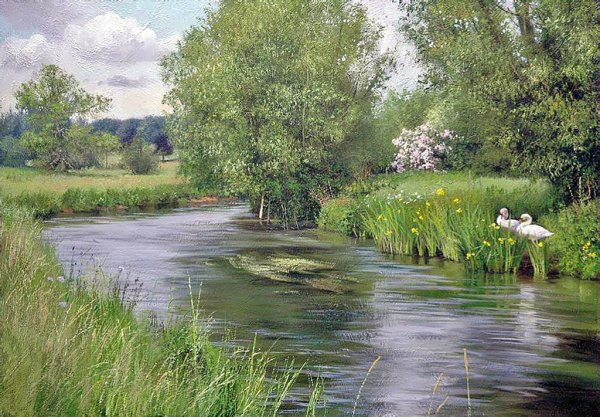 Лето в Англии художник Питер Баркер