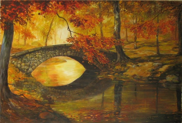 Картина краски осени Олег Ладыгин