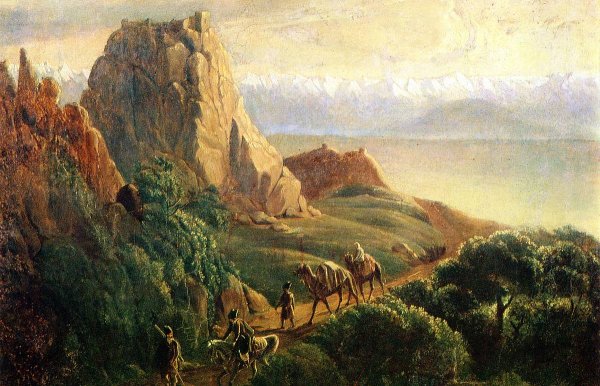 Александр Киселев горный пейзаж