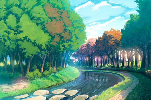 Пейзаж рисунок