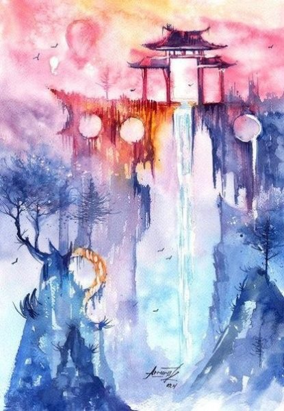 Арты пейзажи