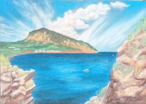 Картина крымские пейзажи Владимир Ольхов