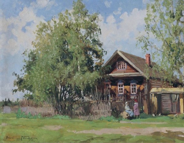 Художник Николай Маковский картины деревня