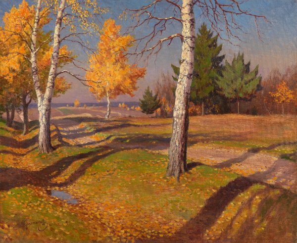 Художник Александр Болотов- березовый край