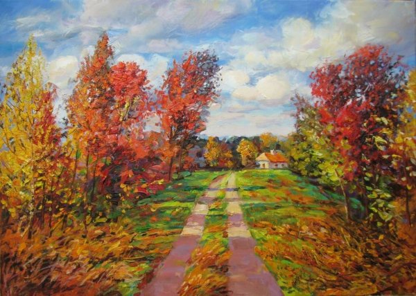 Картина осень