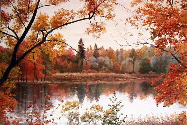 Пейзажная живопись для дошкольников