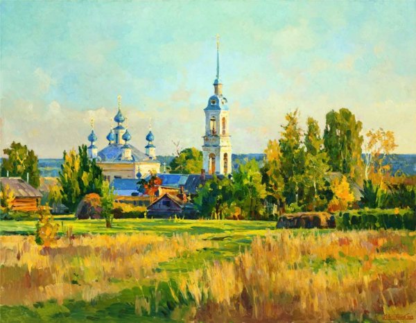 Эдуард Панов картина дорога храму