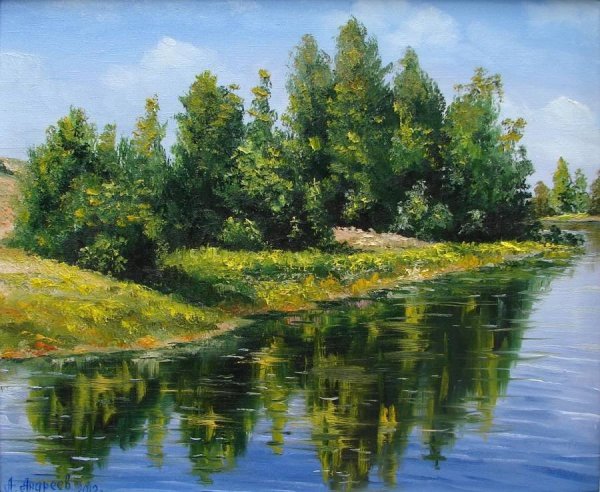 Пейзаж маслом