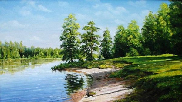 Художник Евгений Синев.пейзажи