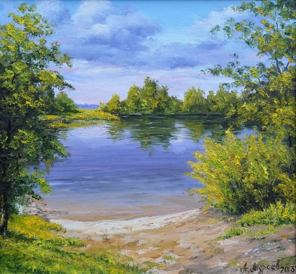 Картины Шишкина река Оредеж