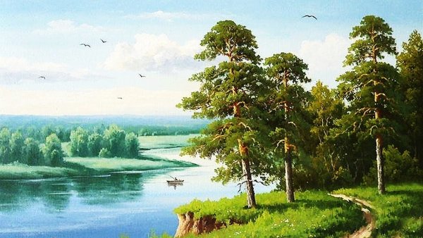 Пейзаж_мосток_ Владимир Чернов