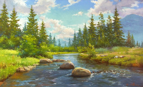 Художник Аркадий Олейник картины