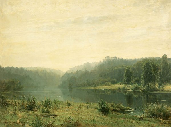 Шишкин туманное утро 1885