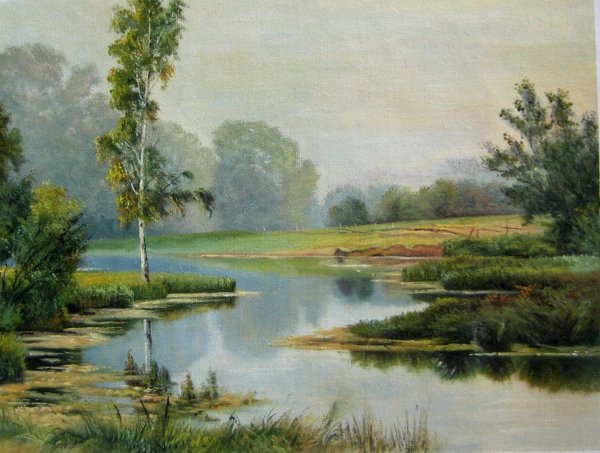 Иван Иванович Шишкин туманное утро 1897