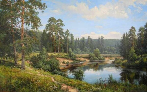 Сергей Басов русский художник-пейзажист