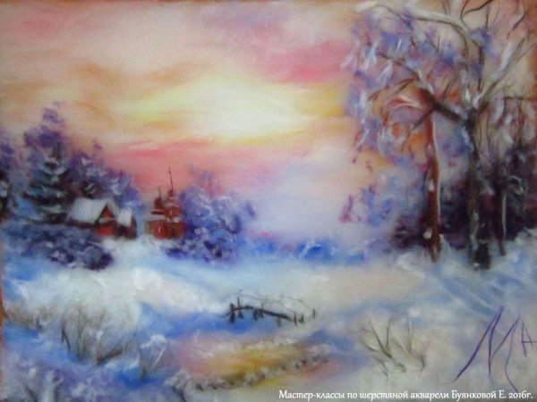 Екатерина Грибова живопись шерстью