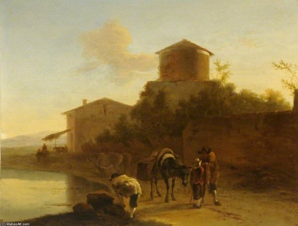 Итальянские пейзажи Гравюры