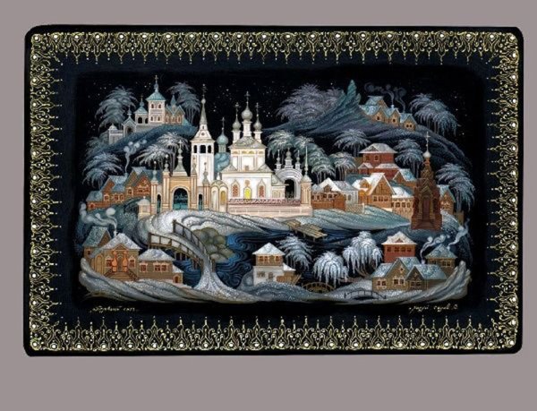 Холуй Палехская роспись это