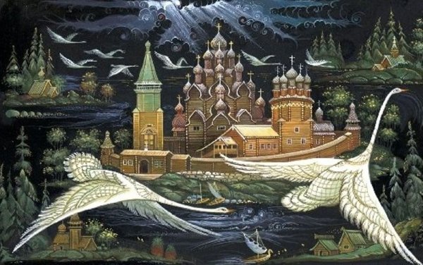 Сергей Кабанов лаковая миниатюра Мстера