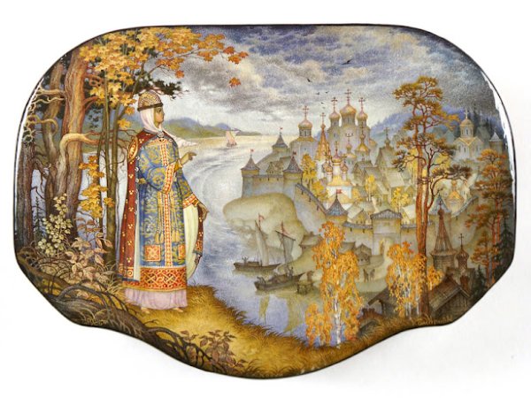 Лаковая миниатюра Холуй Алексеев Александр