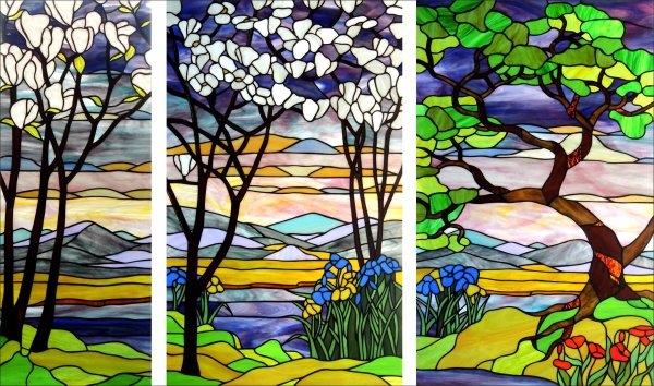 Витраж природа