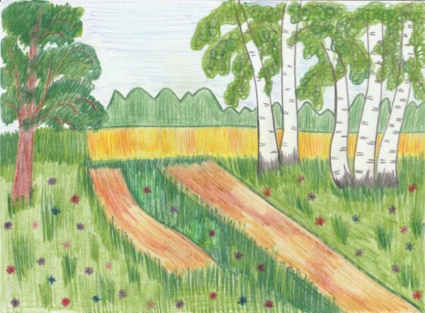 Рисунок малой Родины