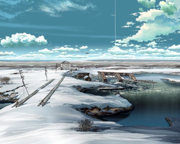 Макото Синкай арт