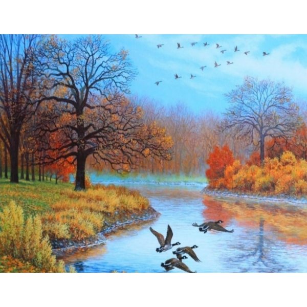 Осенний пейзаж для детей