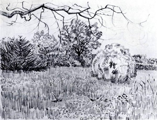 Ван Гог Графика тушью