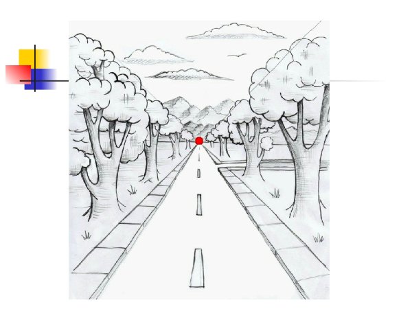 Линейная перспектива пейзаж