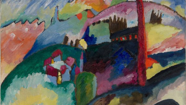 Василий Кандинский Мюнхенский пейзаж