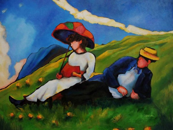 Габриэла Мюнтер пейзажи