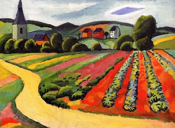 Кандинский синий всадник 1903