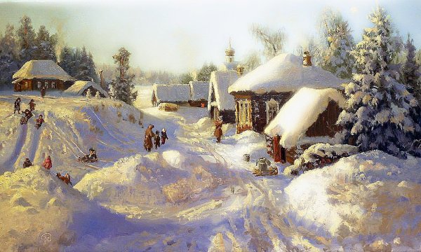 Сергей Хананин зимние пейзажи