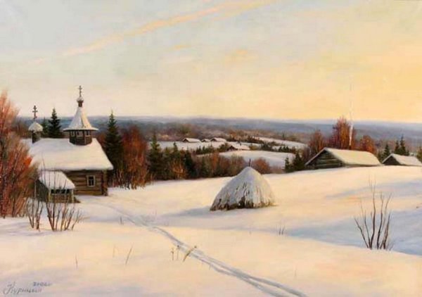 Художник Константин Головин зима