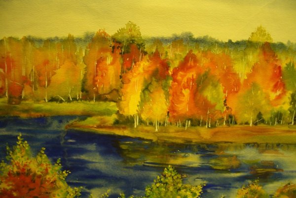 Правополушарная живопись горы